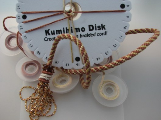 Inkled Pink Kumihimo 