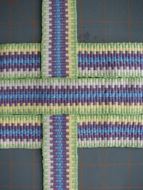 Inkle band basket tutorial step 1