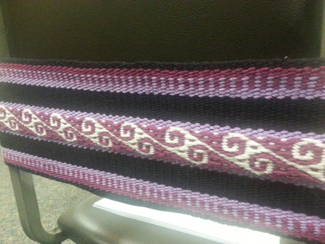 Andean Pebble Weave backstrap 